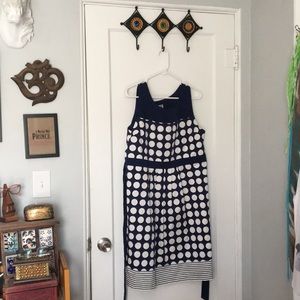 Motherhood Maternity Dress with Classic Polka Dots